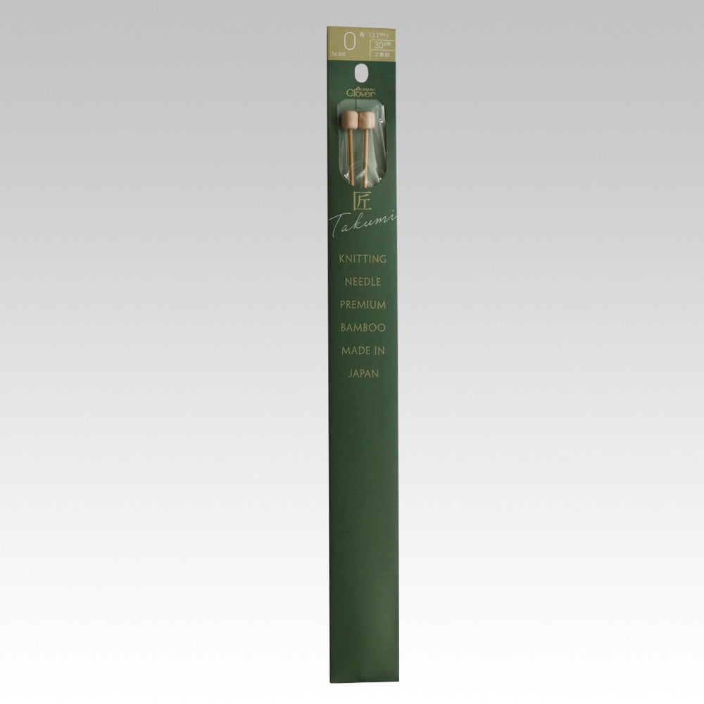 Clover takumi straight-pointed needle 30cm size(0,1,2,3,4,5)