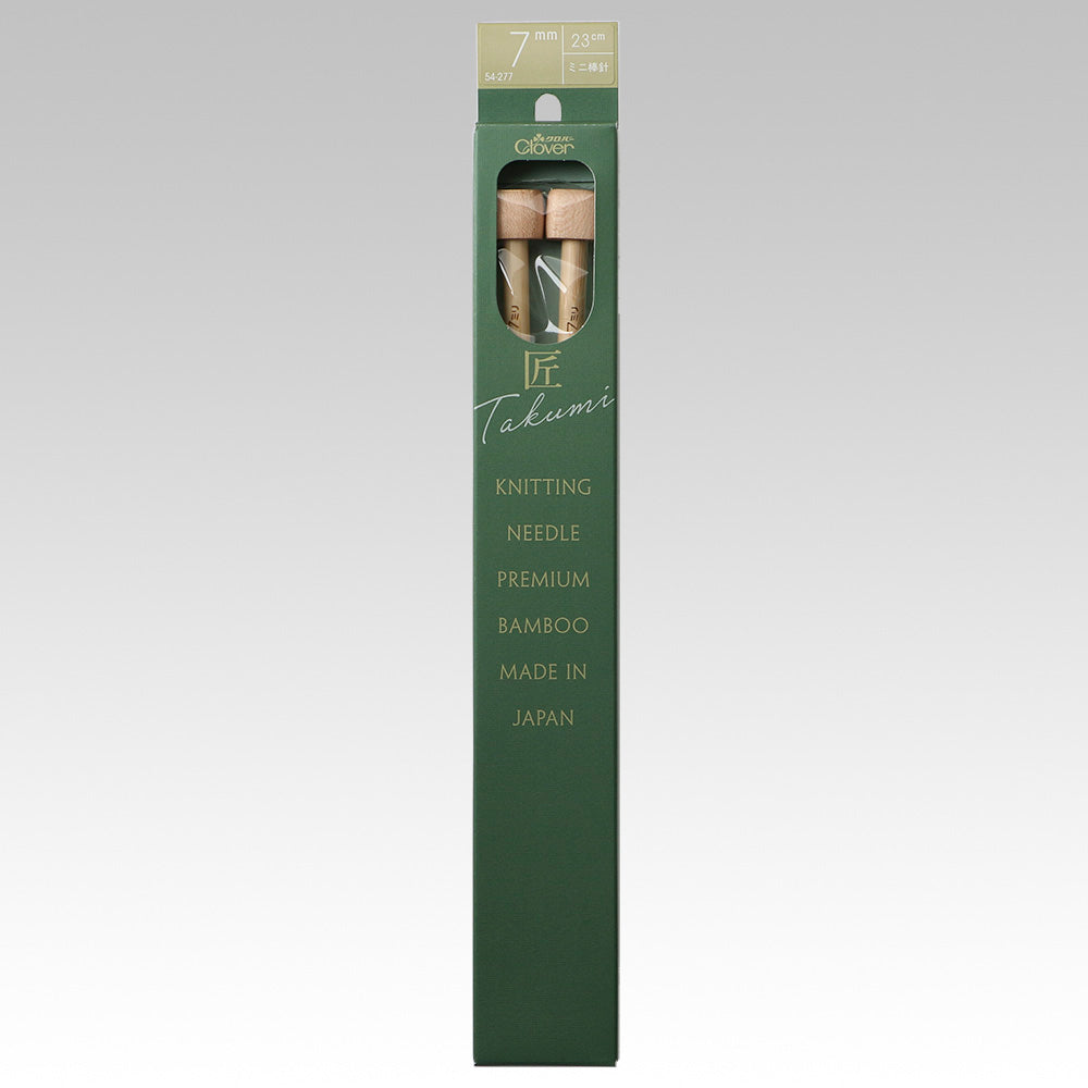 Clover takumi straight-pointed needle 23cm size(7mm,8mm,9mm,10mm)