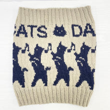 Load image into Gallery viewer, Dancing Cat Neck Warmer by Knitting Papa (knitting_papa) Richmore Percent 1/100
