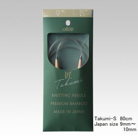 Clover takumi-S circular knitting needle 80cm size(9mm,10mm)