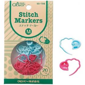 Clover 3031 Quick Locking Stitch Markers Medium 55-756