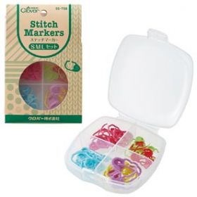 Clover 3033 Quick Locking Stitch Marker Set (S/M/L) 55-758