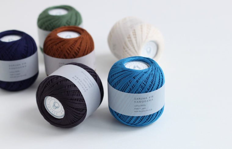 Daruma Crochet Thread #18 Kamogawa 50g (3 balls)