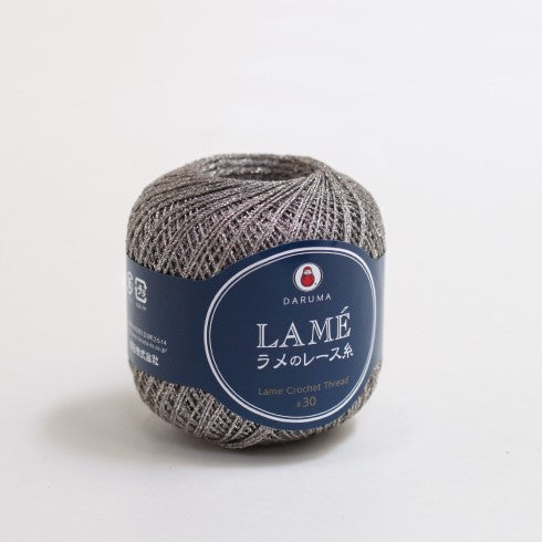 Daruma Lame Crochet Thread #30 20g (3 balls)