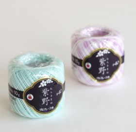 Daruma Crochet Thread #40 Murasakino 10g (shaded) (3 balls)