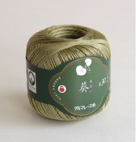 Daruma Crochet Thread #30 Aoi 25g (3 balls)