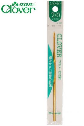 Clover crochet hook size(2/0 , 3/0 , 4/0 , 5/0 , 6/0 , 7/0 , 7.5/0 , 8/0 , 9/0 , 10/0)